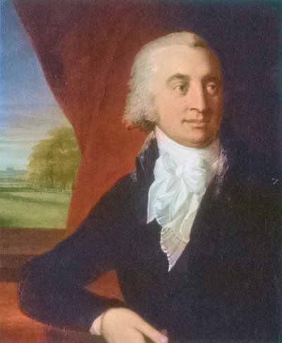 Portret van Caspar Voght door Jean Laurent Mosnier